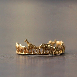 Women Gold Animal Ring Jewelry for Party Jewelry Gift