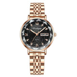 Women Luxury Wristwatch Watch Rose Gold Ladies Party Jewelry