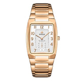 18K Yellow Gold Women Watch Women Bracelet Wrist Watch Jewelry