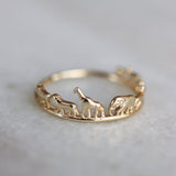 Women Gold Animal Ring Jewelry for Party Jewelry Gift