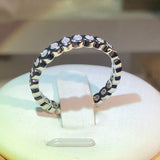 Eternity Promise ring 925 Silver Engagement Wedding for women Jewelry