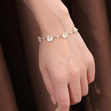 Black Baroque Freshwater Pearl Bracelets Jewelry Bangle for Women