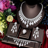 Vintage Green Emerald Jewelry Set For Women Wedding Jewelry Party Gift