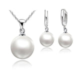 Geneuin Pearl Bridal Jewelry Sets Women Engagement Jewellery