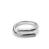 Silver Double Layer Ring Opening Luxury Handmade Jewelry Giftù