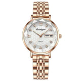 Women Luxury Wristwatch Watch Rose Gold Ladies Party Jewelry