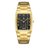 18K Yellow Gold Women Watch Women Bracelet Wrist Watch Jewelry