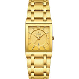 Luxury Black Gold Watch Quartz Watche Square Women Wristwatch