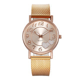 Silver Heart Women Watch Wristwatch Anniverssary Jewellery