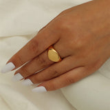 Luxury 18K Cross Ring Women Wedding Engagement Jewelry