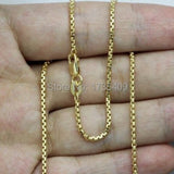 14K Yellow Gold Chain Necklace Women Anniverssary Jewelry