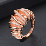 Shiny Charm Ring Women Jewelry Anniversary Birthday