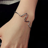 Leaf Arrow Triangle Heart Bracelet Bangle For Women Jewelry