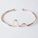 Leaf Arrow Triangle Heart Bracelet Bangle For Women Jewelry