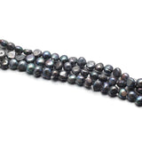 Black Baroque Freshwater Pearl Bracelets Jewelry Bangle for Women