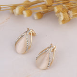 Water Drop Opal Gold Jewelry Set For Woman Wedding Jewelry