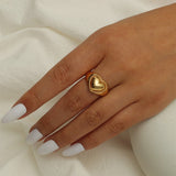 Luxury 18K Cross Ring Women Wedding Engagement Jewelry