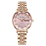 Women Luxury Wristwatch Watch Rose Gold Ladies Party Jewelry