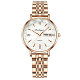 Women Luxury Wristwatch Watch Rose Gold Ladies Party Jewelry