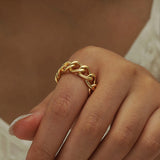 Luxury 18K Cross Ring Women Wedding Engagement Jewelry