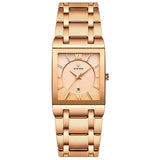 Luxury Black Gold Watch Quartz Watche Square Women Wristwatch