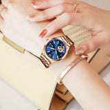 Romatic Watche Rose Gold Ladies Quarzt Wristwatch Women Jewelry Gift