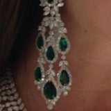 Vintage Green Emerald Jewelry Set For Women Wedding Jewelry Party Gift4