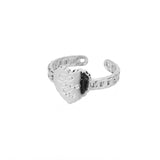 Hollow Heart Ring For Women Party Accessories Jewelry