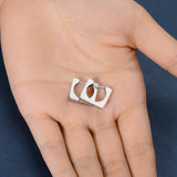 Square Hoop Earrings Women Dangle Hoops Women Jewelry