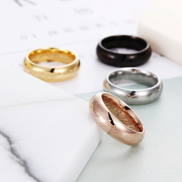 Carved Refined Wedding Ring Women Anniverssary Wedding Jewelry