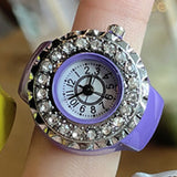 Unique Watch Ring For Women Anniversary Punk  Jewelry