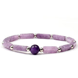 Natural Amethyst Slimming Bracelet for Women Weight Loss Jewelry