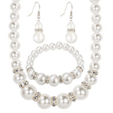 Charm Wedding Pearl Jewelry Set Party for Women Jewellery