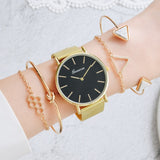 Luxury Women Watch Set Bracelet Wristwatche Jewellery