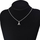 Initial English Letter Pendant Necklace Chain For Women Jewelry