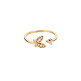 Hollow Heart Ring For Women Party Accessories Jewelry