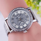 Gold Diamond Watch For Women Quartz Wrist  Jewelry