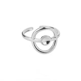 Hollow Heart Ring For Women Party Accessories Jewelry