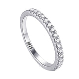 1.5ct Diamond 18K White Gold Ring Wedding Bride Women Jewelry