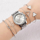 Luxury Women Watch Set Bracelet Wristwatche Jewellery