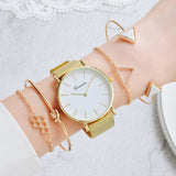 Luxury Women Watch Set Bracelet Wristwatche Jewellery