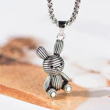 Luxury Rabbit Pendant Necklace Anniversary Birthday Gift Jewelry