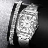 Luxury Women Watch Set Bracelet Wristwatche Jewellery