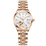 Romatic Watche Rose Gold Ladies Quarzt Wristwatch Women Jewelry Gift