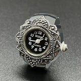 Unique Watch Ring For Women Anniversary Punk  Jewelry