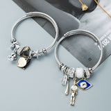 Luxury Evil Eye Butterfly Bracelet for Women Bangles Jewelry