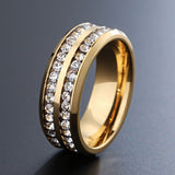 Gold Roman Numeral Ring Spinner Chain Women  Jewelry