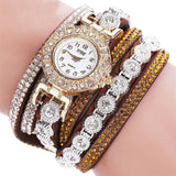 Leather Diamond Watch Women Bracelet for Women Casual Jewelry