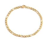 Gold Twist Cuban Chain Bracelet for Women Jewelry Gifts