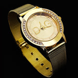 Luxury Yellow Watch Women Casual Ladies Clock Jewelry